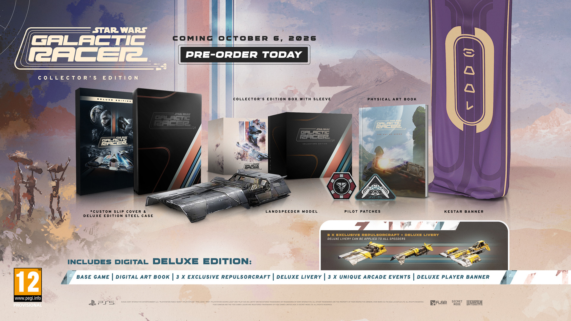 Star Wars: Galactic Racer Collector's Edition voor PlayStation 5