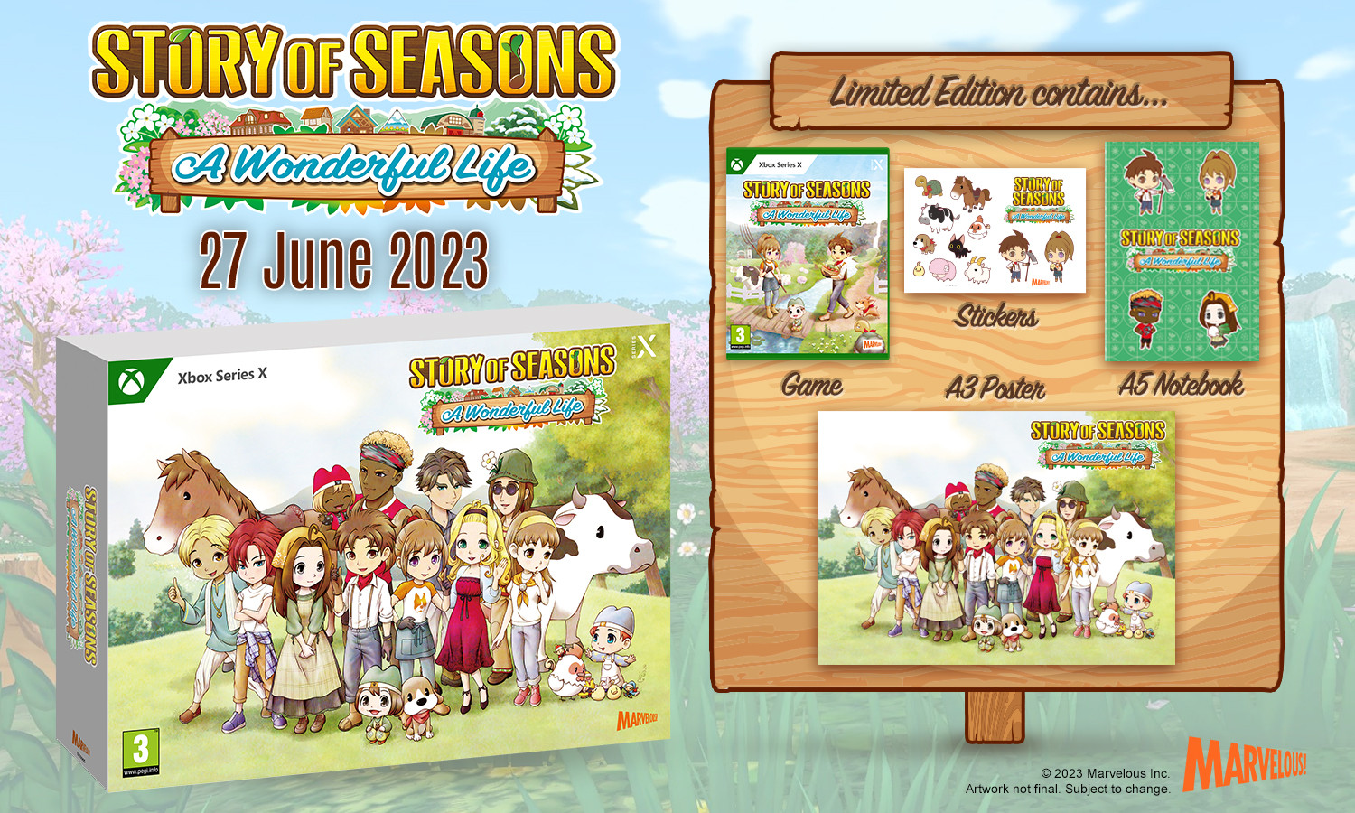 Story of Seasons A Wonderful Life - Limited Edition voor Xbox Series X