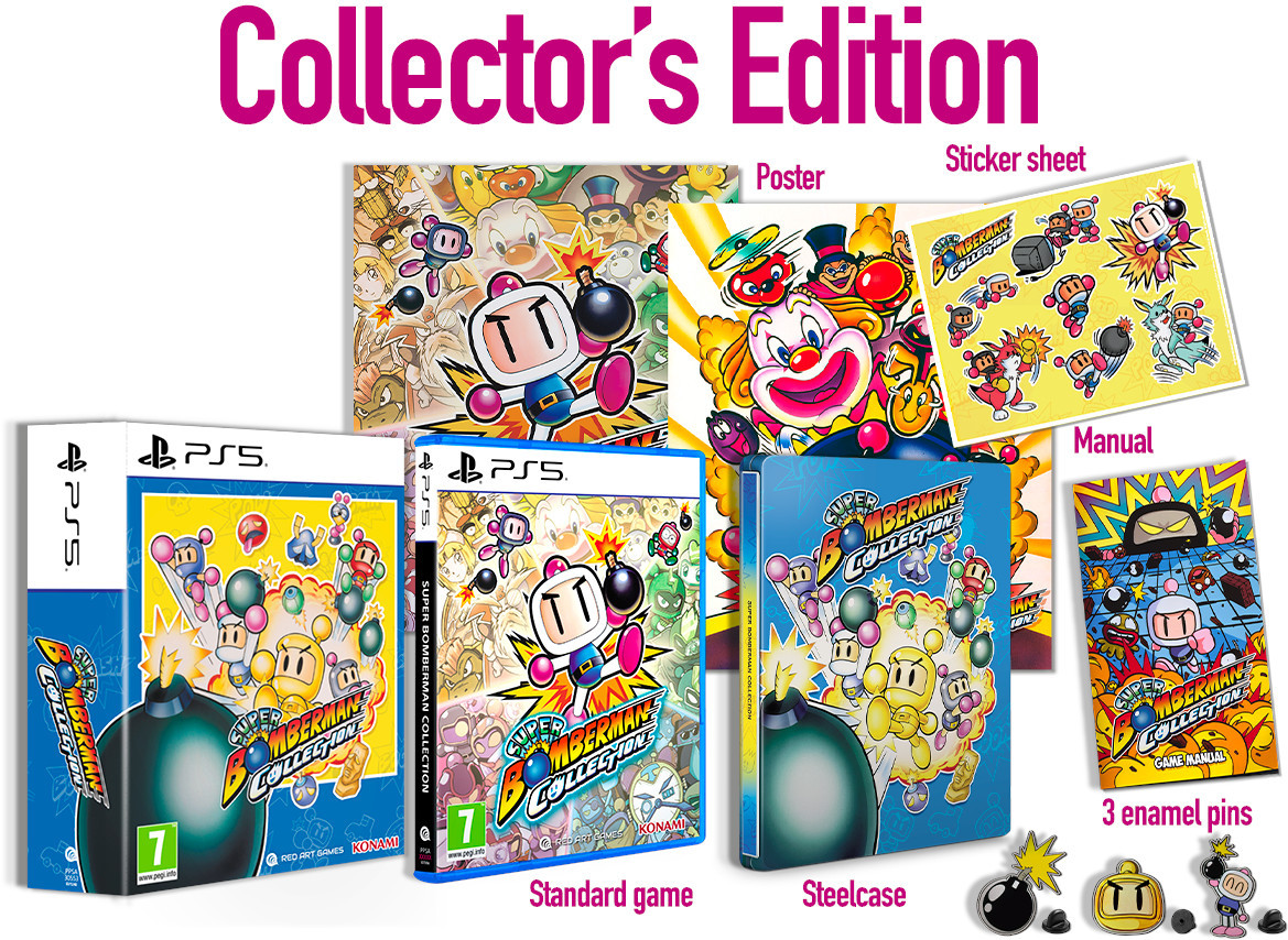 Super Bomberman Collection Collector's Edition voor PlayStation 5