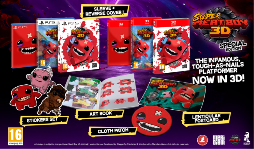 Super Meat Boy 3D Special Edition voor Nintendo Switch 2