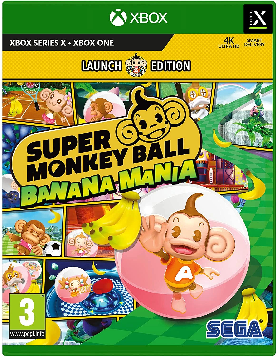Super Monkey Ball Banana Mania - Launch Edition voor Xbox One