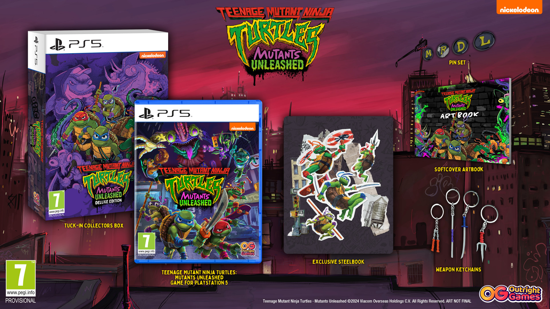 Teenage Mutant Ninja Turtles: Mutants Unleashed: Deluxe Edition voor PlayStation 5