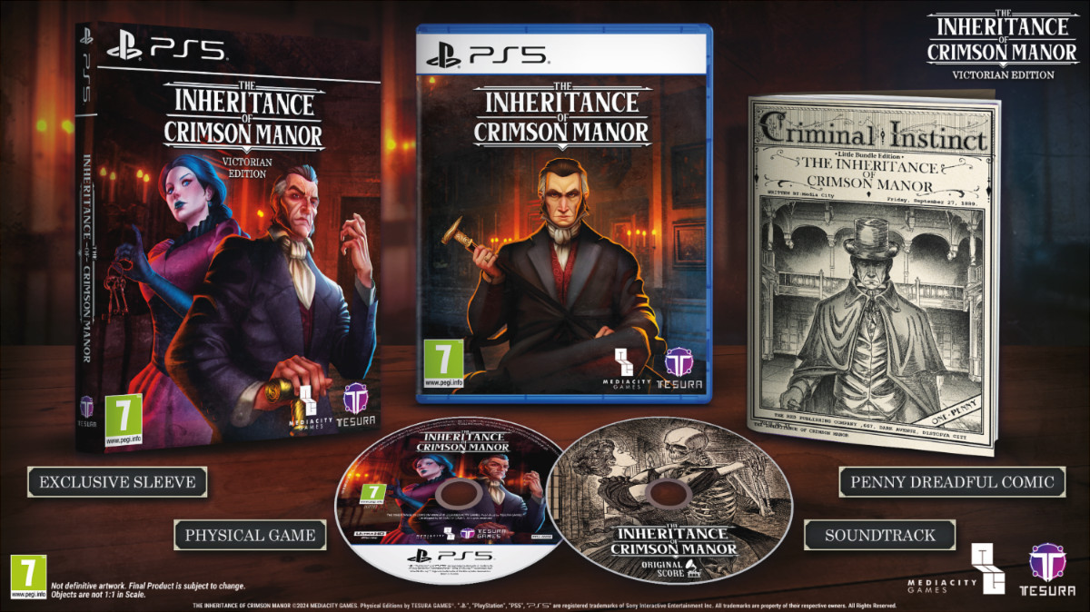 The Inheritance of Crimson Manor - Victorian Edition voor PlayStation 5