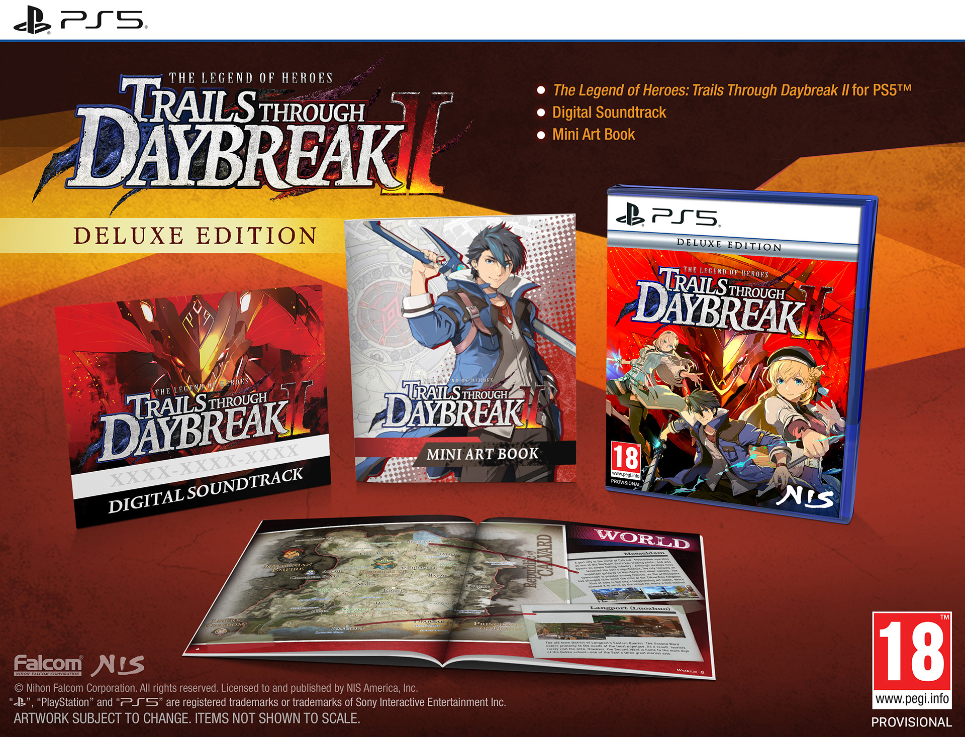 The Legend of Heroes Trails Through Daybreak II Deluxe Edition voor PlayStation 5