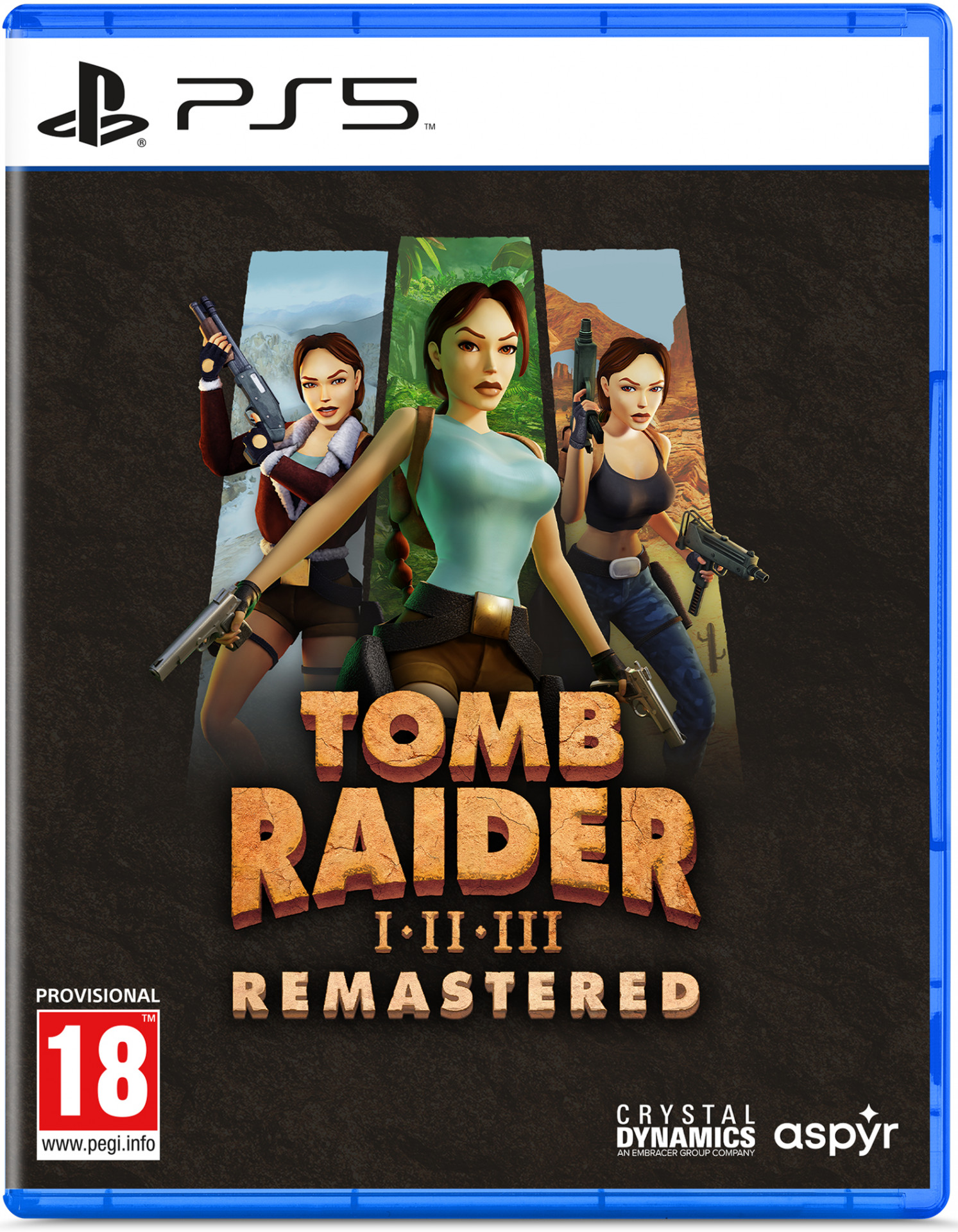 Tomb Raider I-III Remastered Starring Lara Croft voor PlayStation 5