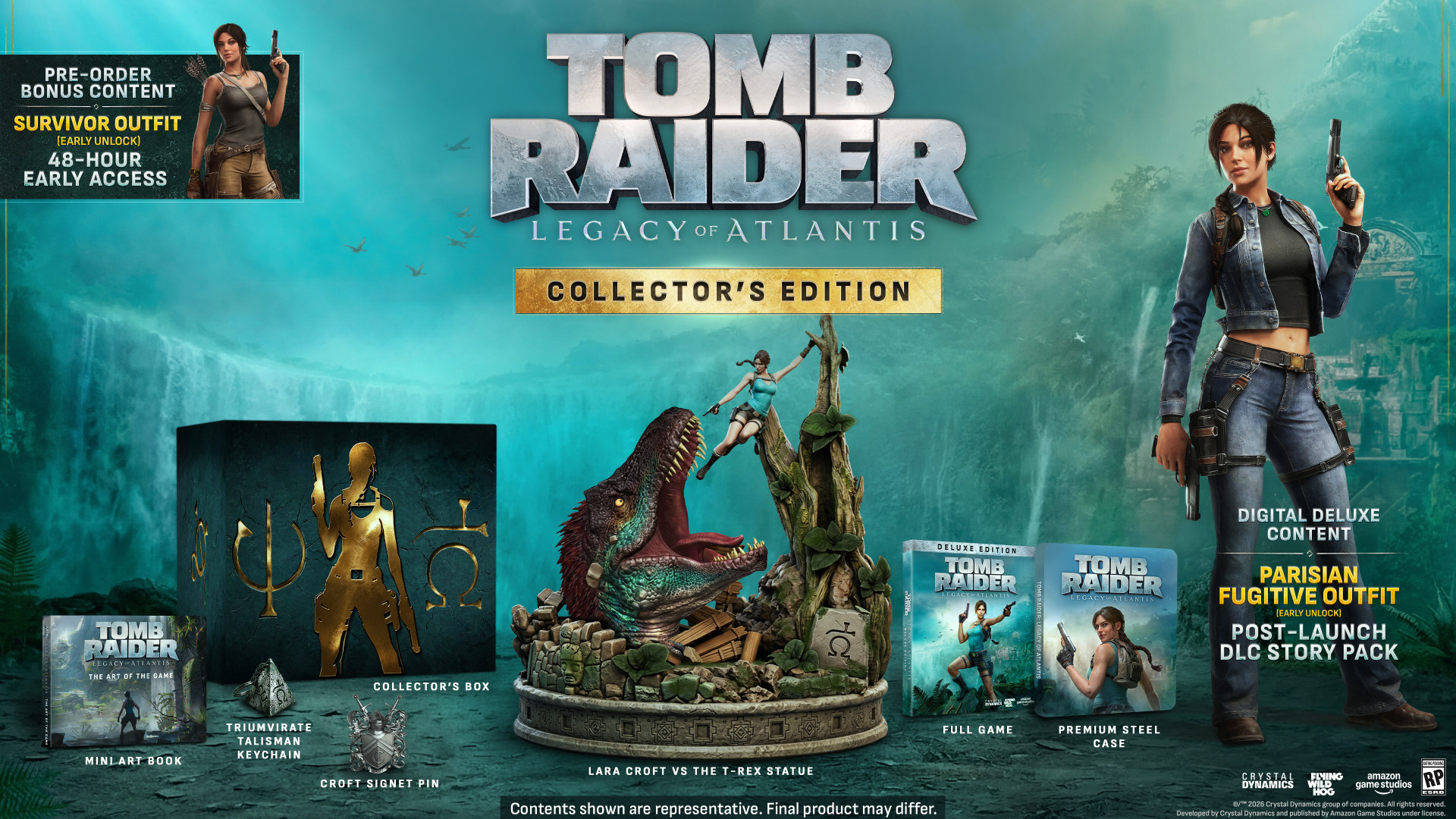 Tomb Raider: Legacy of Atlantis Collector's Edition voor Xbox Series X