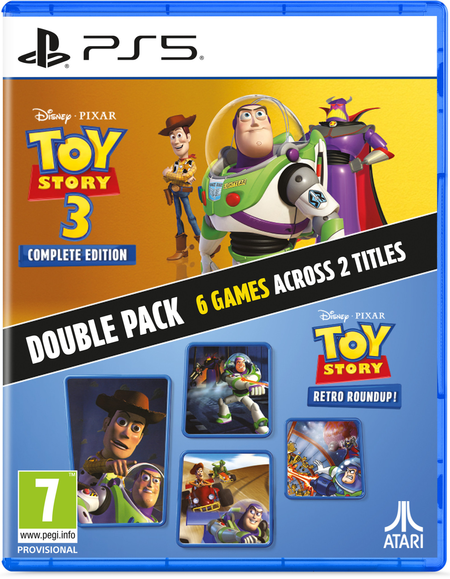 Toy Story: Retro Round Up! + Toy Story 3 Complete Edition voor PlayStation 5