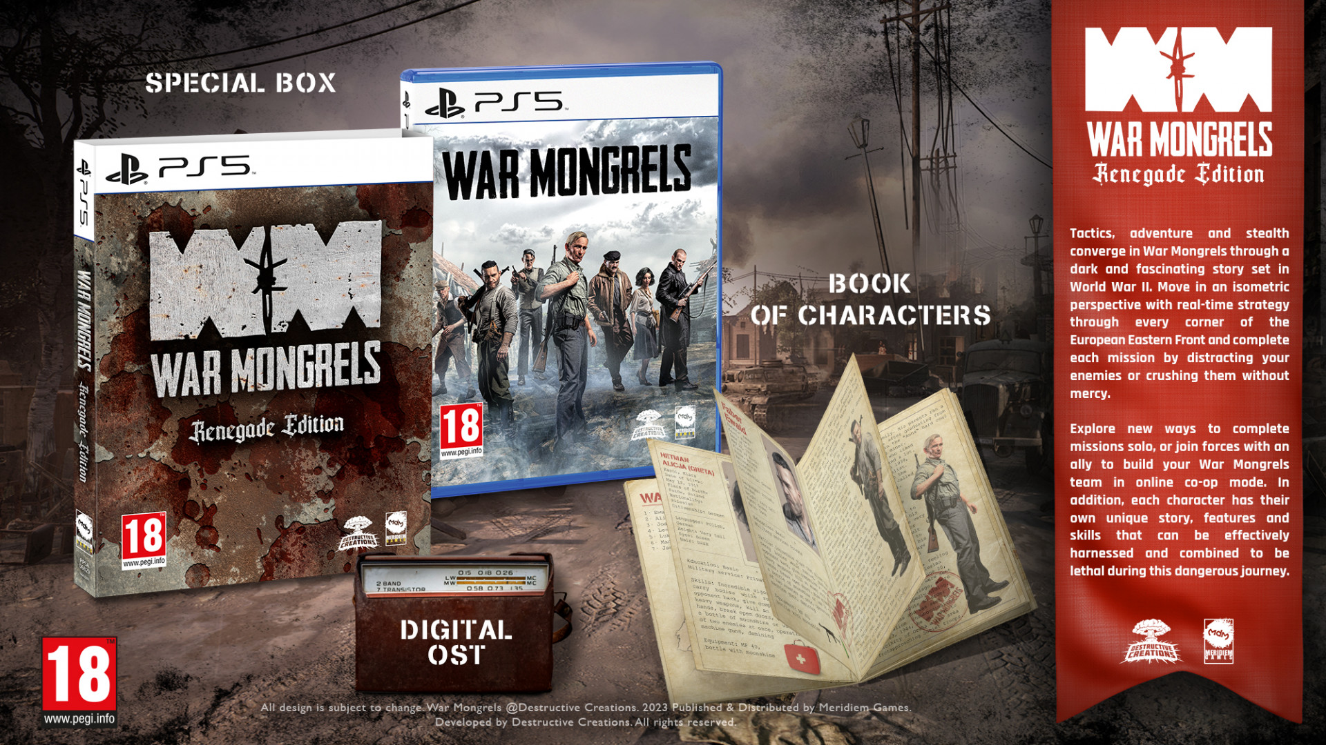 War Mongrels Renegade Edition voor PlayStation 5