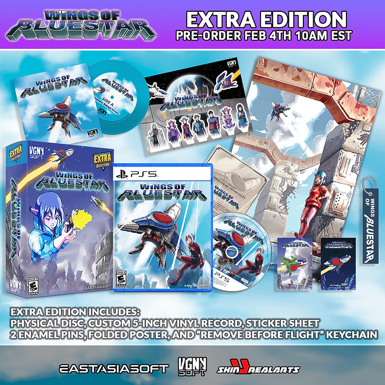 Wings of Bluestar Extra Edition voor PlayStation 5
