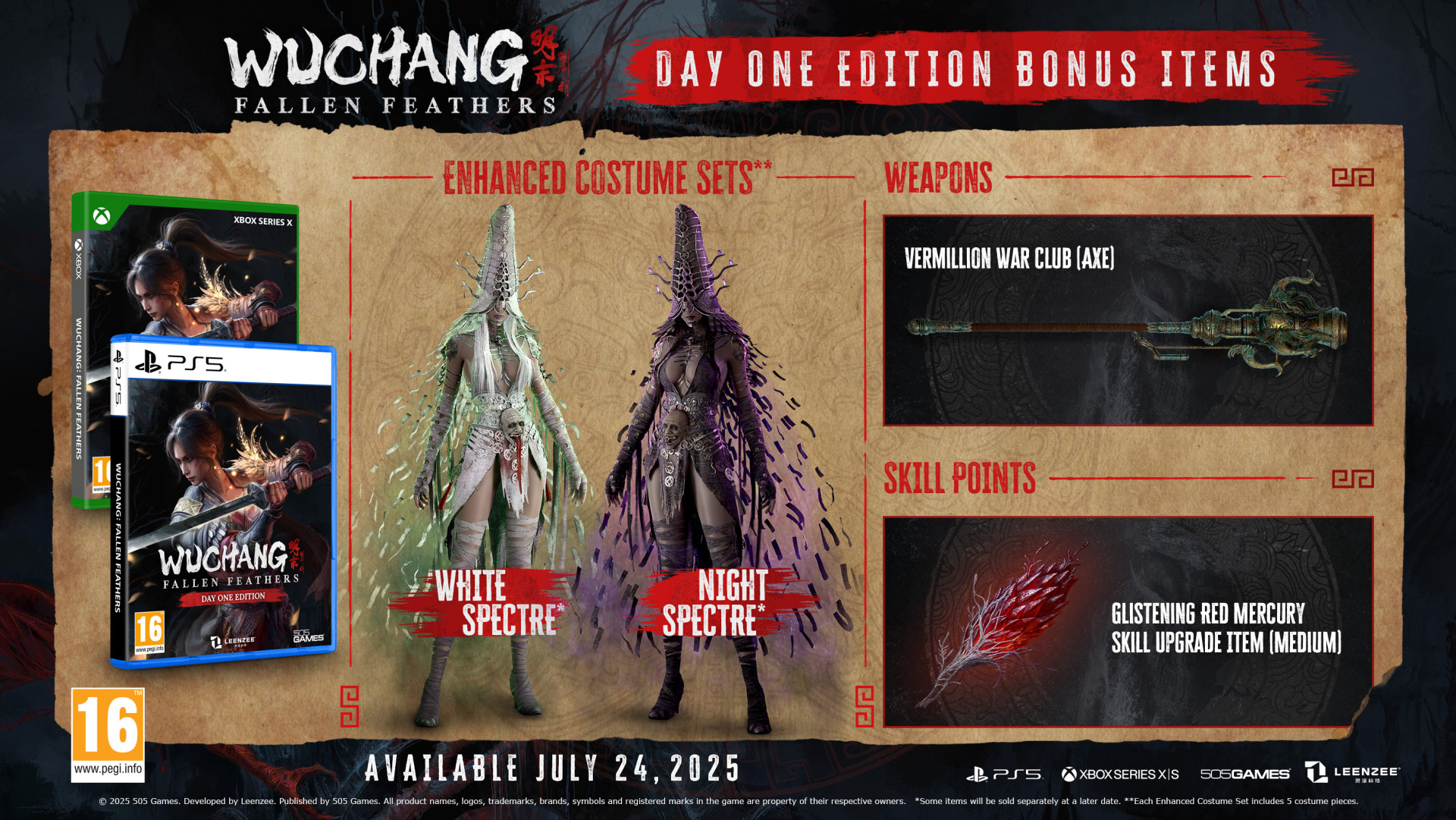 Wuchang Fallen Feathers Day One Edition voor Xbox Series X