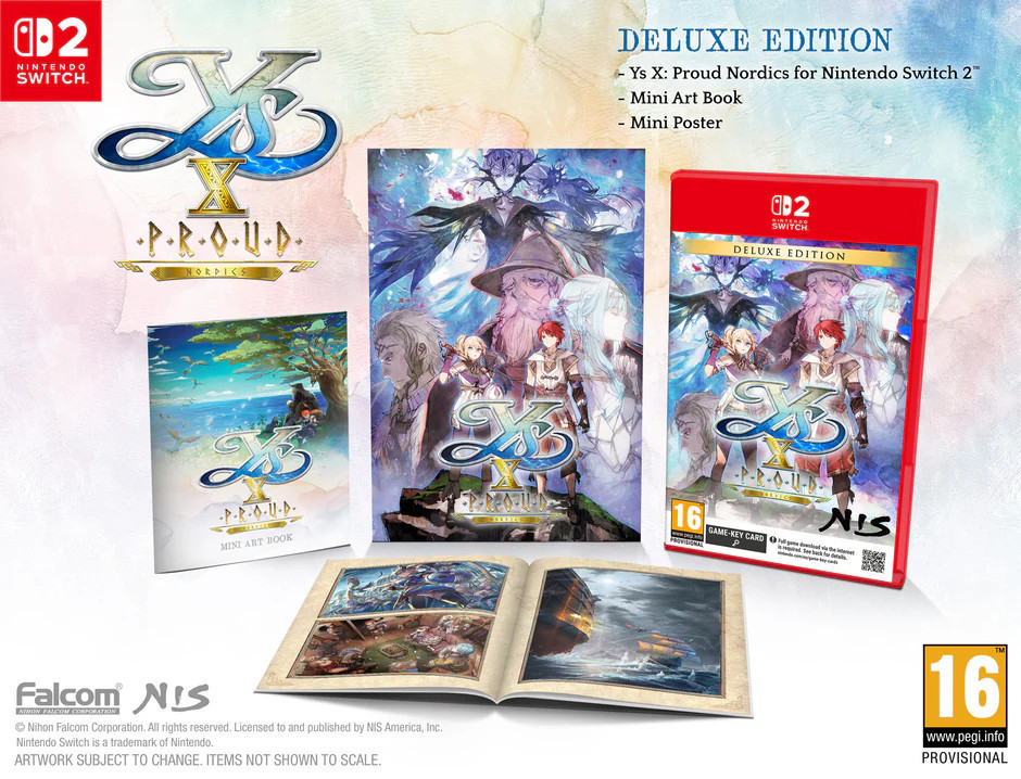 Ys X: Proud Nordics Deluxe Edition voor Nintendo Switch 2