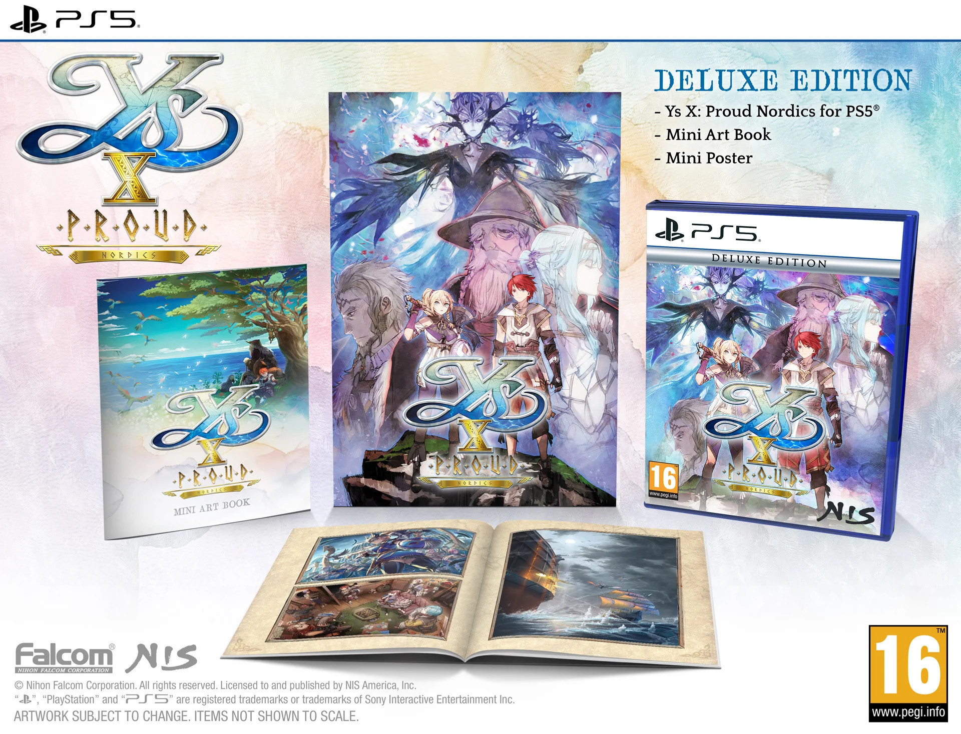 Ys X: Proud Nordics Deluxe Edition voor PlayStation 5
